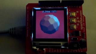 Maple board running a tiny version OpenGL