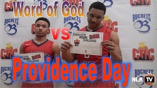 Providence Day vs Word of God: FULL GAME HIGHLIGHTS Charlotte Hoops Challenge!