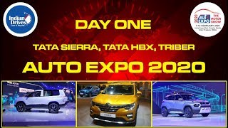 Auto Expo 2020 Updates, The Motor Show - Day 1, First Edition - Tata Sierra, HBX, Renault Triber