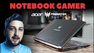 Notebook Acer Predator Helios 300 Gamer G3-572-75L9 com GTX 1060 em 2018