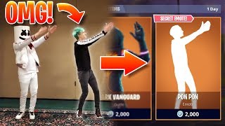 *NEW* FORTNITE "Ninja" PON PON EMOTE/DANCE! - Ninja Enters The #BOOGIEDOWN CHALLENGE!