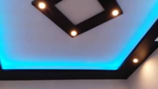 Окачен таван с led осветление