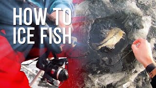 How To Ice Fish: Jigging For Bass and Bluegills (NON-STOP ACTION)