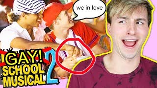 SECRET GAY STORYLINE IN HIGH SCHOOL MUSICAL 2?!