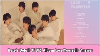 Here's Detail Of BTS Album Love Yourself: Answer