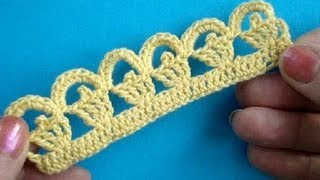 Вязание крючком Урок 275 Кайма Crochet lace