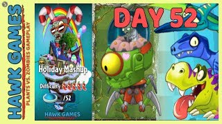 Plants vs Zombies 2 Holiday Mashup World Day 52 Hard (FINAL BOSS)