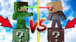ХАКЕРСКИЙ ЛАКИ БЛОК VS ЧИТЕРСКИЙ ЛАКИ БЛОК! НУБ ПРОТИВ ПРО! ВЫЖИТЬ НА 1 БЛОКЕ МАЙНКРАФТ! #4
