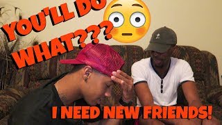Suck A Clean D*ck or A Dirty Pu**y? WOULD YOU RATHER! Ft. Tj