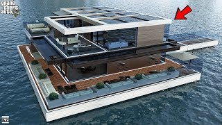 GTA 5 REAL LIFE MOD SS10 #12 FLOATING MANSION