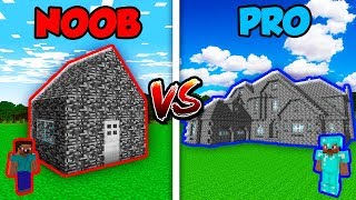 Minecraft NOOB vs. PRO: MODERN BEDROCK HOUSE in Minecraft! AVM Shorts Animation