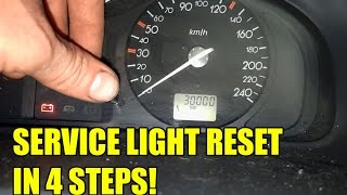 TUTORIAL: Service light reset Renault Laguna in 4 steps!