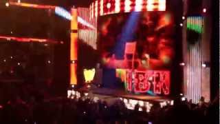 Shawn Michaels Entrance Live April 1, 2013