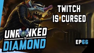 TWITCH IS CURSED - Unranked to Diamond Ep 66 (League of Legends)