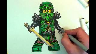How to Draw Lloyd #Ninjago#LEGO#100%Sketch