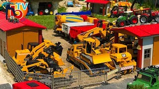 TOYS for children. TRAKTOR and TRUCKs - Excursion in bruder World