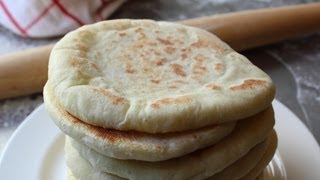 Pita Bread - How to Make Pita Bread at Home - Grilled Flatbread