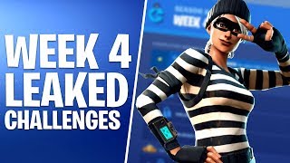 Fortnite Week 4 Challenges | Cheat Sheet | Season 8