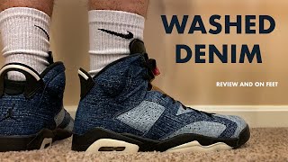 Jordan 6 Washed Denim Review and On Feet