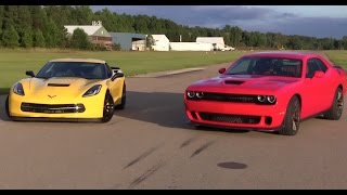 Dodge Challenger Hellcat vs Chevy Corvette: The Showdown