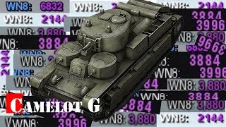 Самый лучший танк для поднятия статистики WN8 WIN8 ВН8 ВИН8 Camelot G обзор видео гайд.
