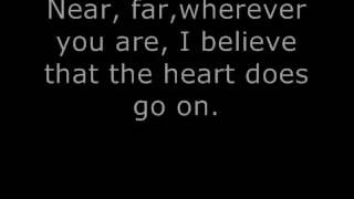 Titanic My heart will go on Celiene Deion (lyrics) (letra) download Karaoke