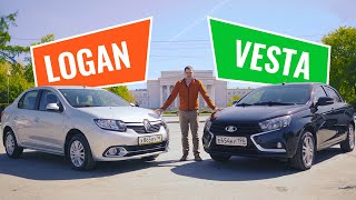 Renault LOGAN против Lada VESTA. Кого же брать?