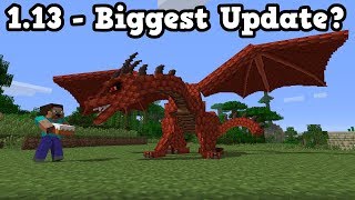 Minecraft Red Dragons & 1.13 Biggest Update EVER?