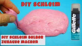 DIY Schleim selber zuhause machen mit Rasierschaum