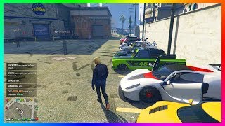 MrBossFTW's Car Show Meet Gets DESTROYED By Orbital Cannon Strike In GTA Online!