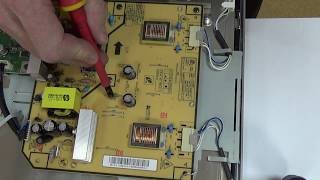 Ремонт монитора Samsung SyncMaster 204B белый экран HP LP1965 чёрный экран