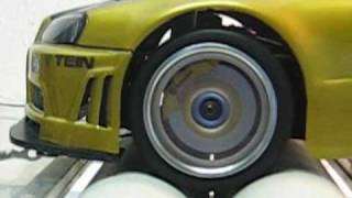 RC dyno drift Skyline R34 GTR supercharged intercooler exhaust