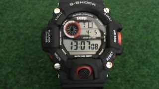 skmei s shock sport watch water resistant 50m - Made in China