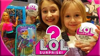 ЗОЛОТЫЕ ШАРЫ ЛОЛ GLITTER ОРИГИНАЛ ИЩЕМ РЕДКУЮ КУКЛУ LOL. Обзор на новые куклы Barbie и Enchantimals