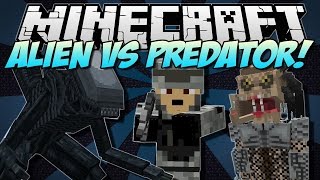 How to make Predator base Minecraft (Alien vs Predator mod) part 1 Duzk Boy