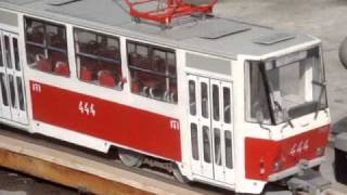 Испытание модели Tatra T6B5
