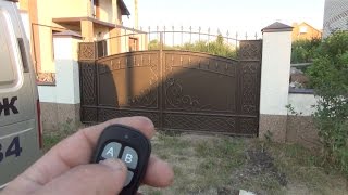 Автоматика для распашных ворот Rotelli MT 400. Установка своими руками.
