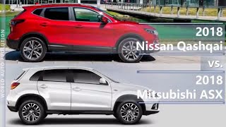 2018 Nissan Qashqai vs 2018 Mitsubishi ASX / Outlander Sport (technical comparison)