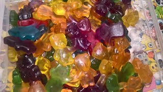 SLIME TEST COMESTIBLE AVEC DES BONBONS