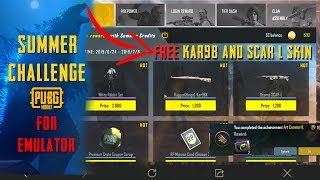 Free Kar98 and SCAR-L SKIN PUBG MOBILE || EMULATOR NEW VPN TRICK 2019