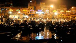 Ganga Aarti Ceremony in Varanasi India