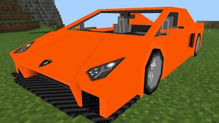 COMO TER UMA LAMBORGHINI NO SEU MINECRAFT POCKET EDITION !!