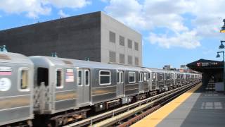 IRT Subway: R62A [T-Mobile Ad-wrap] (7) Train at Court Square
