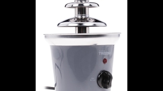 Обзор шоколадный фонтан Ашан Тристар. Дырявый шоколадный фонтан. Tristar Chocolate Fondue Fountain.