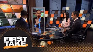 Stephen A.'s initial reaction to Klay Thompson's injury shocks Max | First Take | ESPN