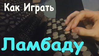 Как играть: KAOMA - LAMBADA на Баяне | Уроки игры на баяне