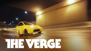 Driving Elio, the ultra-efficient car with three wheels — CES 2015