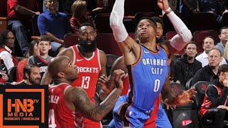 Houston Rockets vs Oklahoma City Thunder Full Game Highlights / April 7 / 2017-18 NBA Season