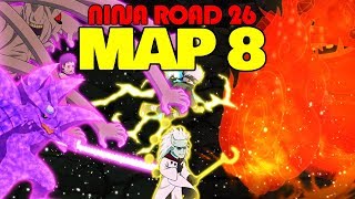HOW TO BEAT MAP 8 (NINJA ROAD 26 SUSANOO MAP) // Naruto Ultimate Ninja Blazing