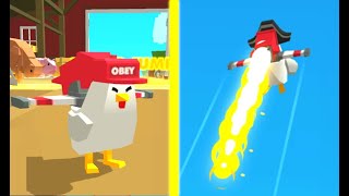 CHICKEN JUMPER EVOLUTION! Max Level Jetpack & Speed Unlimited Gold HACK In Jetpack Chicken!